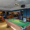 interior seating area with pool table