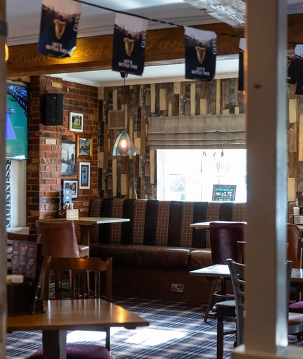 interior restaurant and seating area