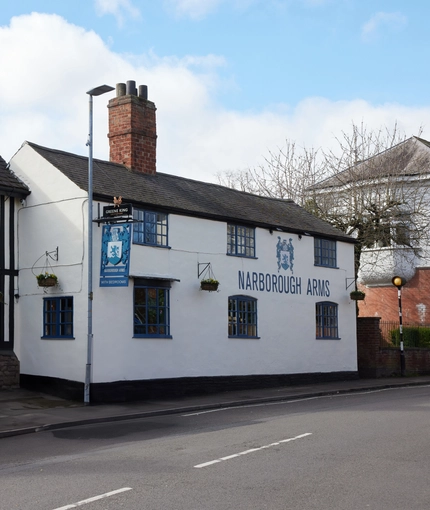 The exterior of The Narborough Arms.