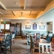 interior of the restaurant and seating area