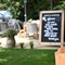 Beer garden outside of a pub
