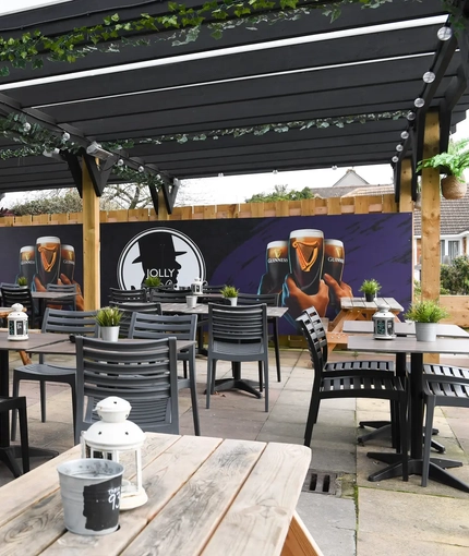 beer garden