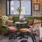 An internal seating area in a pub