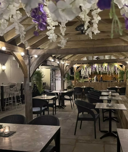 interior restaurant and seating area