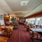 Interior dining area of a pub.