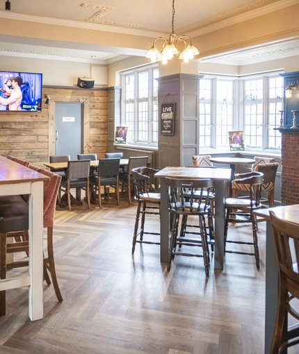 interior seating area