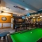 interior of the pub with pool table