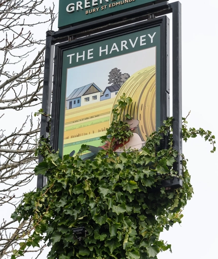 exterior signage of the pub