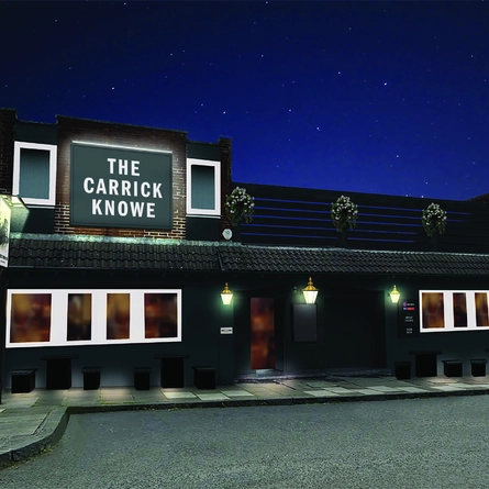 An artist impression illustration showing the potential exterior facade at The Terrace/Carrick Knowe.