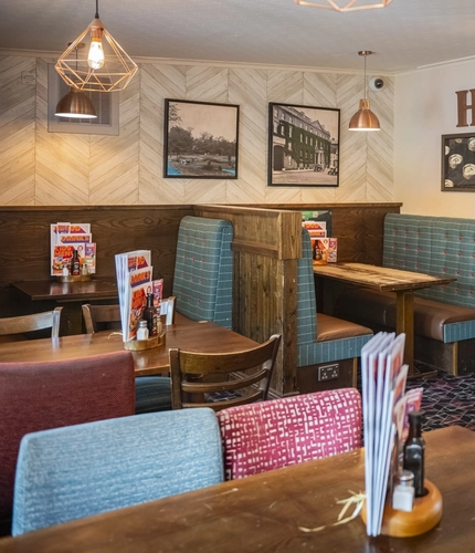 interior seating area