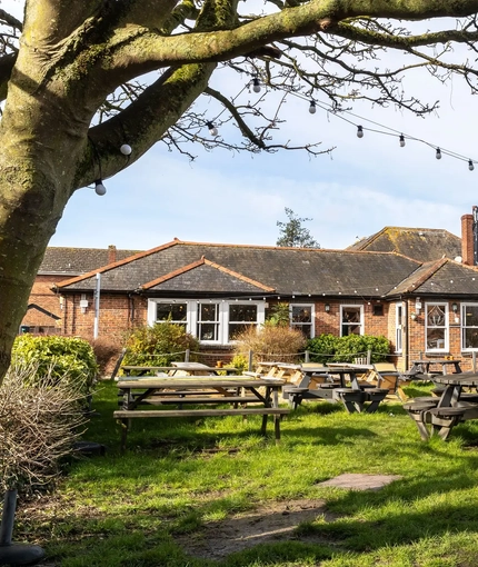 exterior beer garden