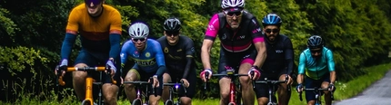 A group of cyclists