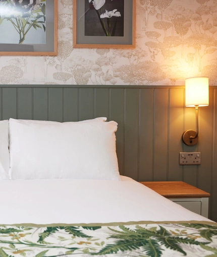 Bedroom in a pub hotel