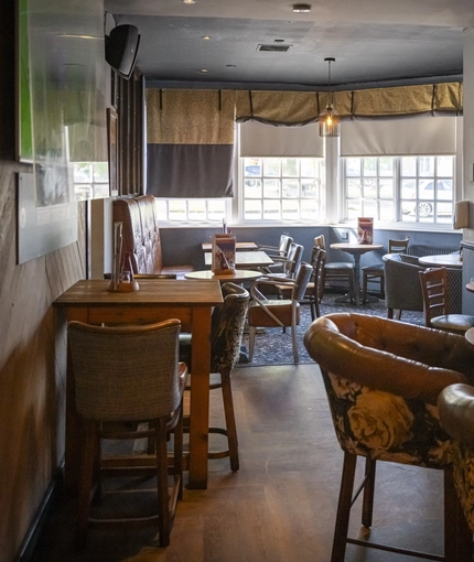 Restaurant area in a pub