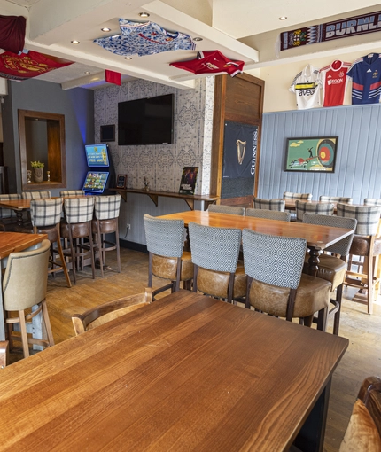 interior restaurant and seating area