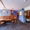 Interior dining area of a pub.