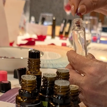 An image of a tiny glass bottles advertising a Pure Fume & Prosecco Workshop What's On event at The Cart & Horses.