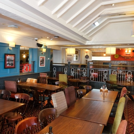interior restaurant and seating area