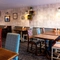 Interior dining area of a pub.