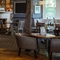 Interior restaurant and seating area