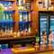 Interior bar of the Buff in Greater London. 