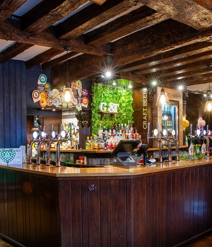 interior bar area