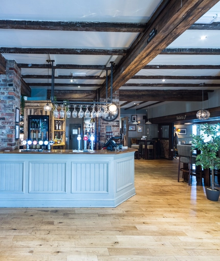The bar area of The Ravensworth Arms.