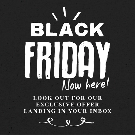 Black Friday Now Live