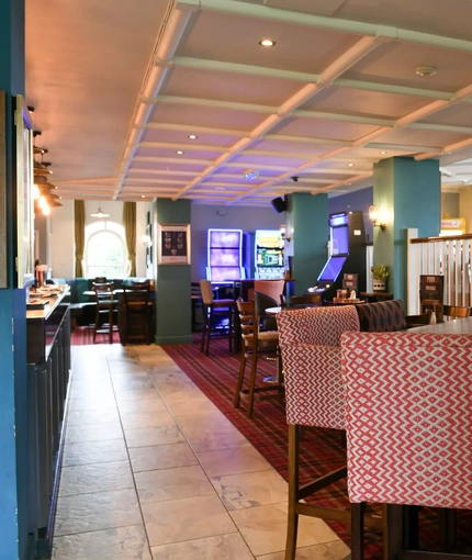 interior seating area
