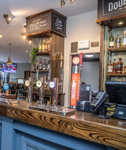 Interior Bar area of The Bear Tavern