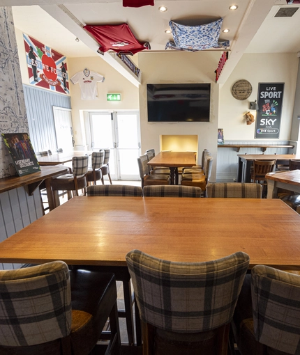 interior restaurant and seating area