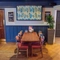 the interior restaurant and seating area at the Tudor Arms.