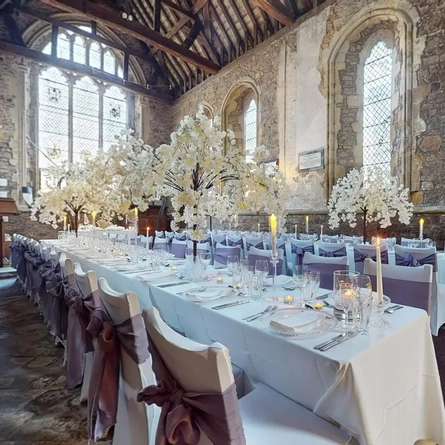 The function room of The Rothley Court Hotel.