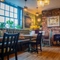 The restaurant area in the Pen & Parchment.