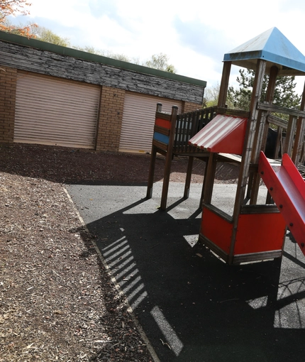 exterior play area of the pub