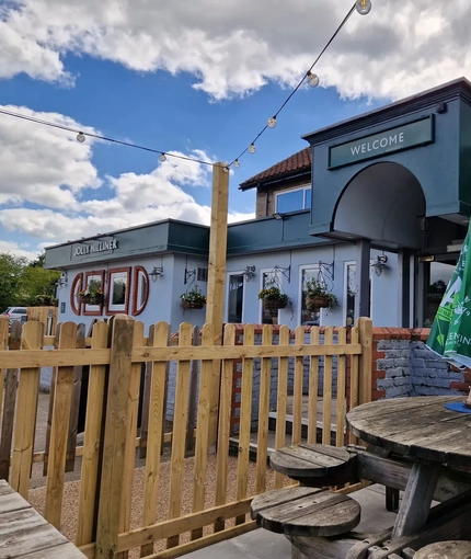 External view of a pub entrance