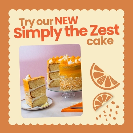 Simply the Zest cake at Farmhouse Kitchen