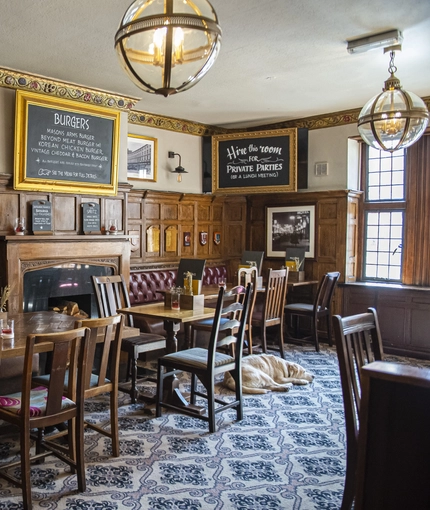 interior of the restaurant