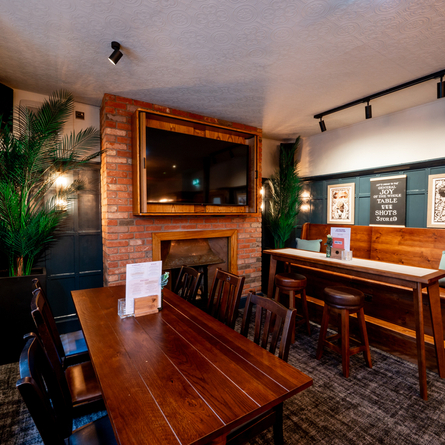 interior dining area of a Greene King pub