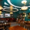Interior of the pub in the seating area.