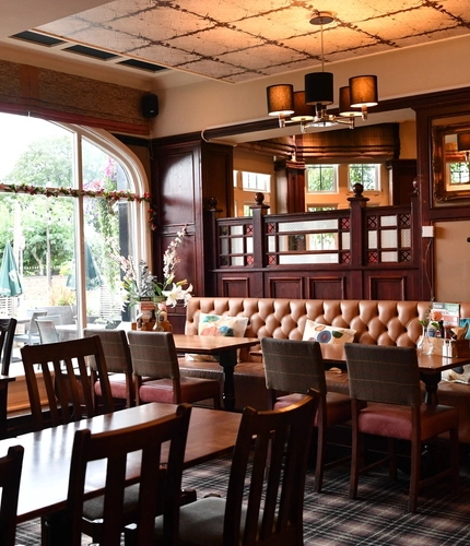 interior dining area of a pub