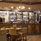 The interior bar and restaurant seating area at The Caledonian Hotel.
