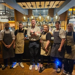 The team at the Prince Of Wales.