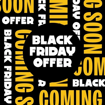 A banner promoting a Black Friday offer at Hungry Horse venues.