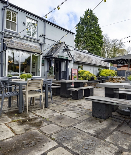 exterior beer garden