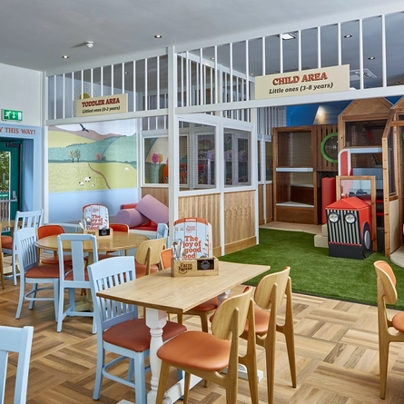 The play area at Farmhouse Kitchen.