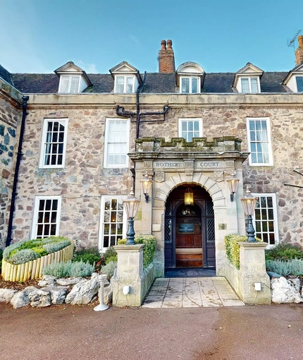 The exterior of The Rothley Court Hotel.