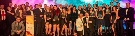 The Pub Partners team on stage at the Greene King Night of Excellence.