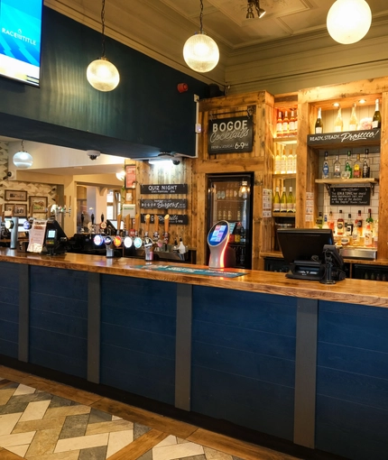 interior of the bar