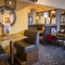 Interior dining area of a pub.